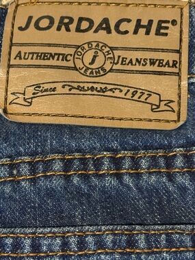 Jordache Dark Blue Straight-Leg Jeans Heritage Denim